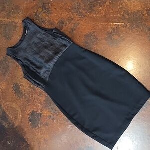 Sleek little black dress